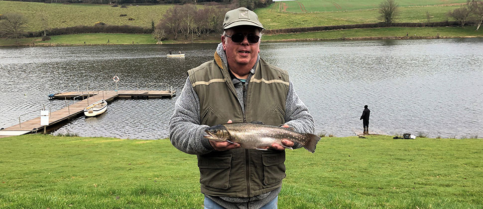 Man holding a fish