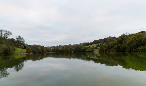 Clatworthy Reservoir on a Clear Day