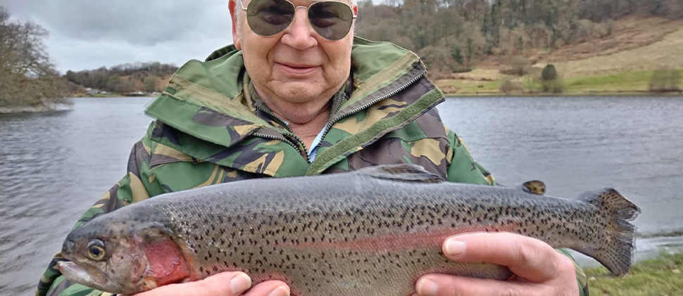 Man holding a fish