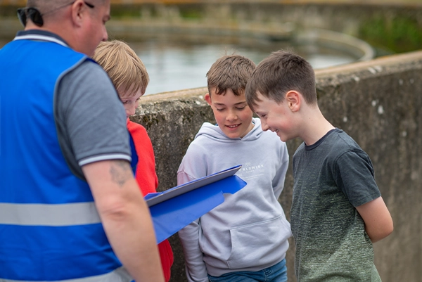 Children Touring Our Water Recycling Centre