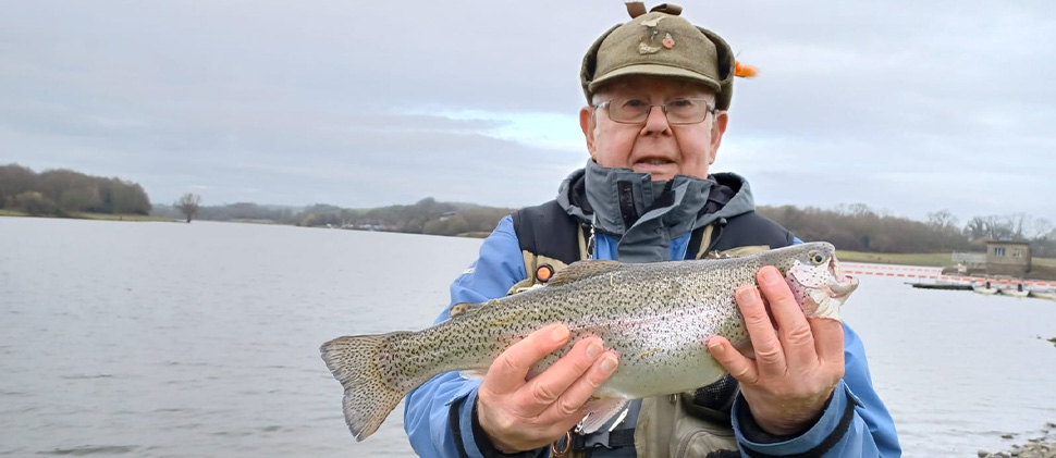 Man holding a fish