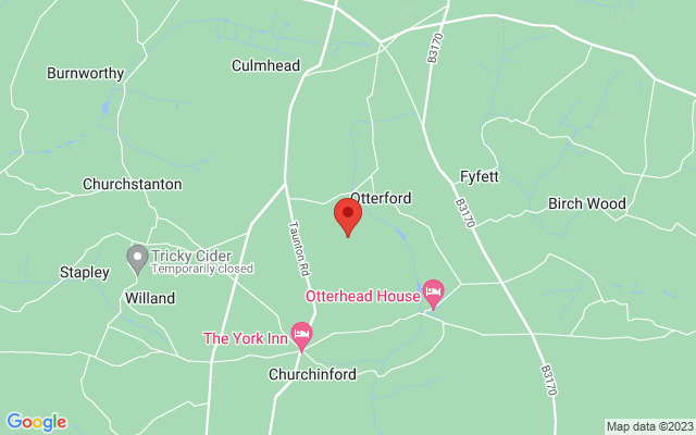 Otterhead Lakes Location Map